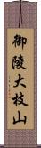 御陵大枝山 Scroll