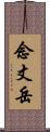 念丈岳 Scroll