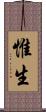 惟生 Scroll