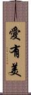 愛有美 Scroll