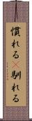 慣れる(P) Scroll