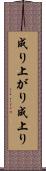成り上がり Scroll