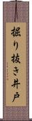 掘り抜き井戸 Scroll