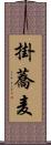 掛蕎麦 Scroll
