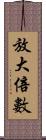 放大倍數 Scroll