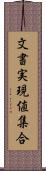 文書実現値集合 Scroll