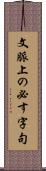 文脈上の必す字句 Scroll