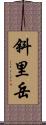 斜里岳 Scroll