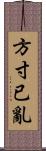 方寸已亂 Scroll