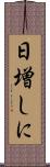 日増しに Scroll