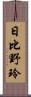 日比野玲 Scroll