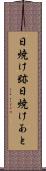 日焼け跡 Scroll