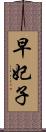 早妃子 Scroll