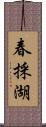 春採湖 Scroll