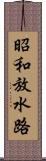 昭和放水路 Scroll