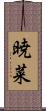 暁菜 Scroll