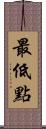 最低點 Scroll