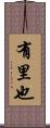 有里也 Scroll