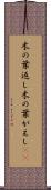 木の葉返し Scroll