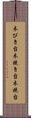 木びき台 Scroll