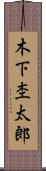 木下杢太郎 Scroll