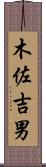 木佐吉男 Scroll