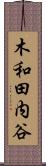 木和田内谷 Scroll