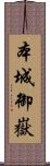 本城御嶽 Scroll