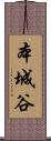 本城谷 Scroll
