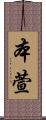 本萱 Scroll