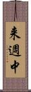 来週中 Scroll