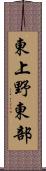 東上野東部 Scroll