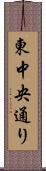 東中央通り Scroll