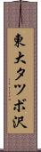 東大タツボ沢 Scroll