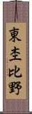東杢比野 Scroll