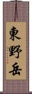 東野岳 Scroll
