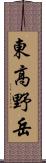 東高野岳 Scroll