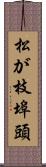 松が枝埠頭 Scroll