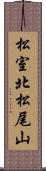 松室北松尾山 Scroll