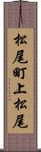 松尾町上松尾 Scroll