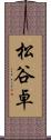 松谷卓 Scroll