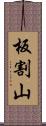 板割山 Scroll