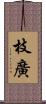 枝廣 Scroll