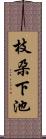 枝朶下池 Scroll