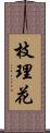 枝理花 Scroll