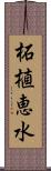 柘植恵水 Scroll