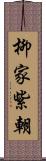 柳家紫朝 Scroll