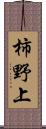 柿野上 Scroll