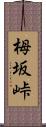 栂坂峠 Scroll