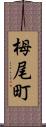 栂尾町 Scroll